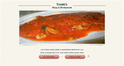Desktop Screenshot of ilovefrankspizza.com